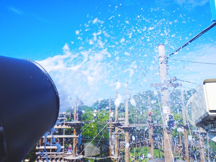 ▲大量の水が噴出!びしょ濡れになろう!