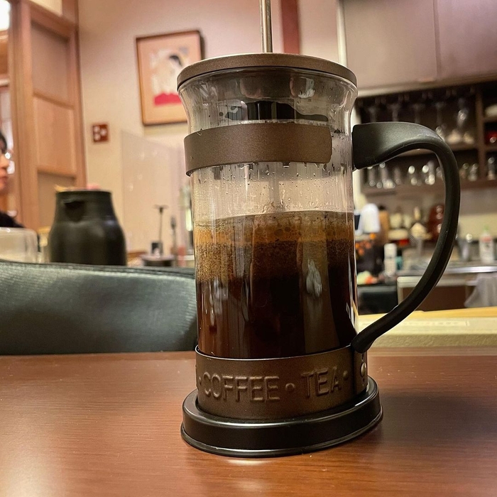 フレンチプレス中