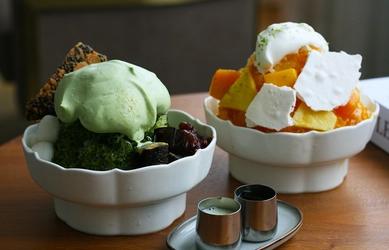 京焼菓子屋『B STORE 2nd』にて 食感や香りにこだわった2種類の“新感覚かき氷”の提供を開始