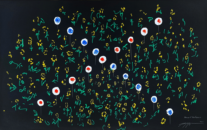 ドローイング ©2025 Tatsuo Miyajima