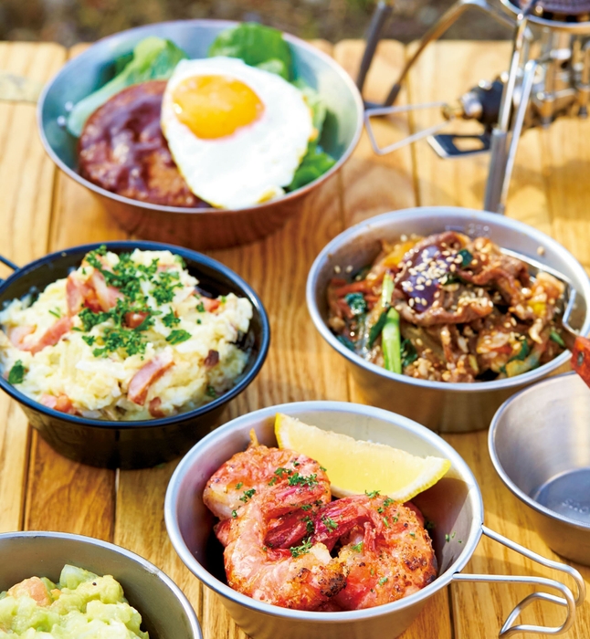 最高に美味しいキャンプレシピがいっぱい!