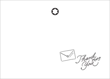 カリグラファー原田祥子さんによるオリジナルメッセージカード