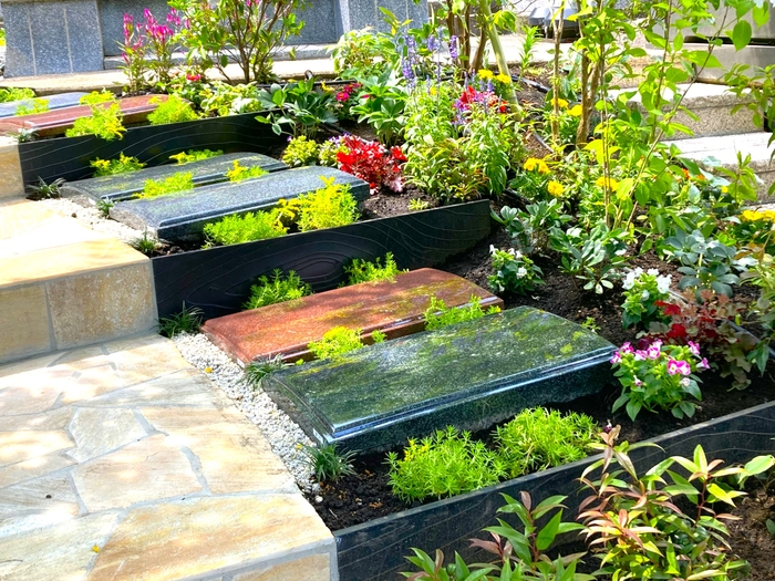 高低差を入れた立体的で奥行のある特別な区画