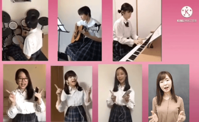 (「Music Project」生徒作品