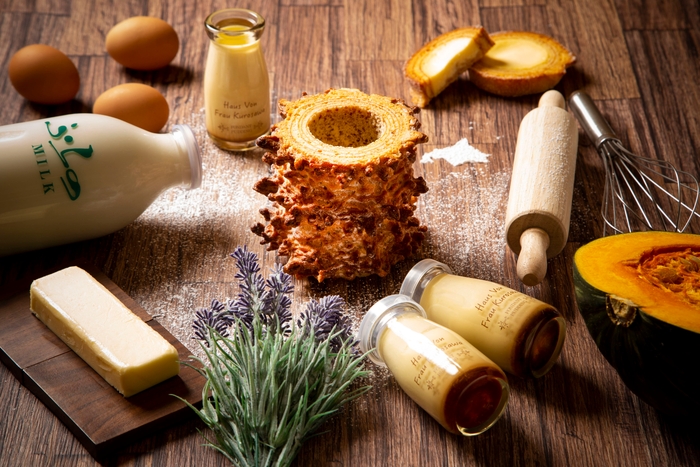 ふらの牛乳やよつ葉バターを使用。