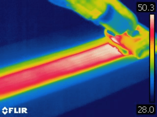 温風サーモ画像