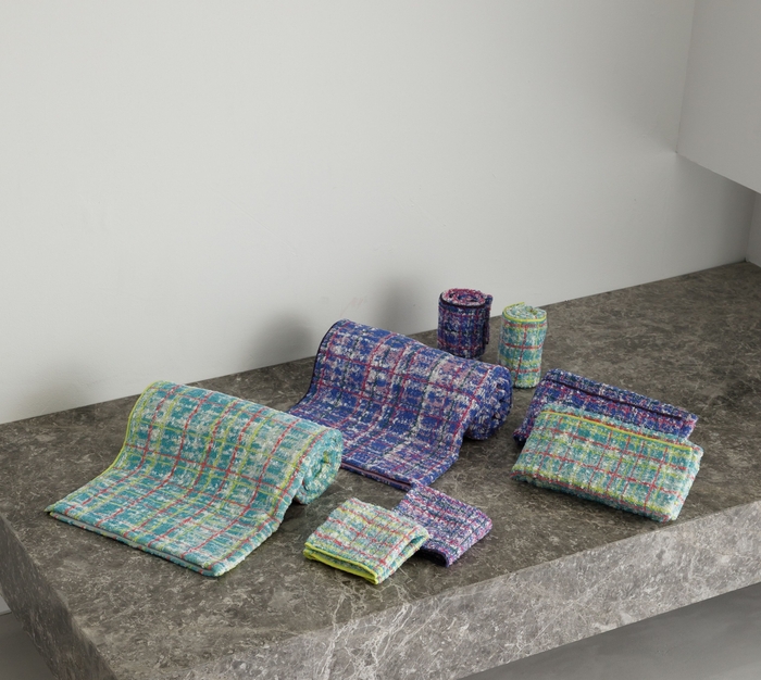 ラディ 鮮やかなツイード調チェック柄