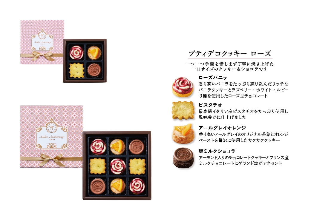 プティデコクッキー ローズ