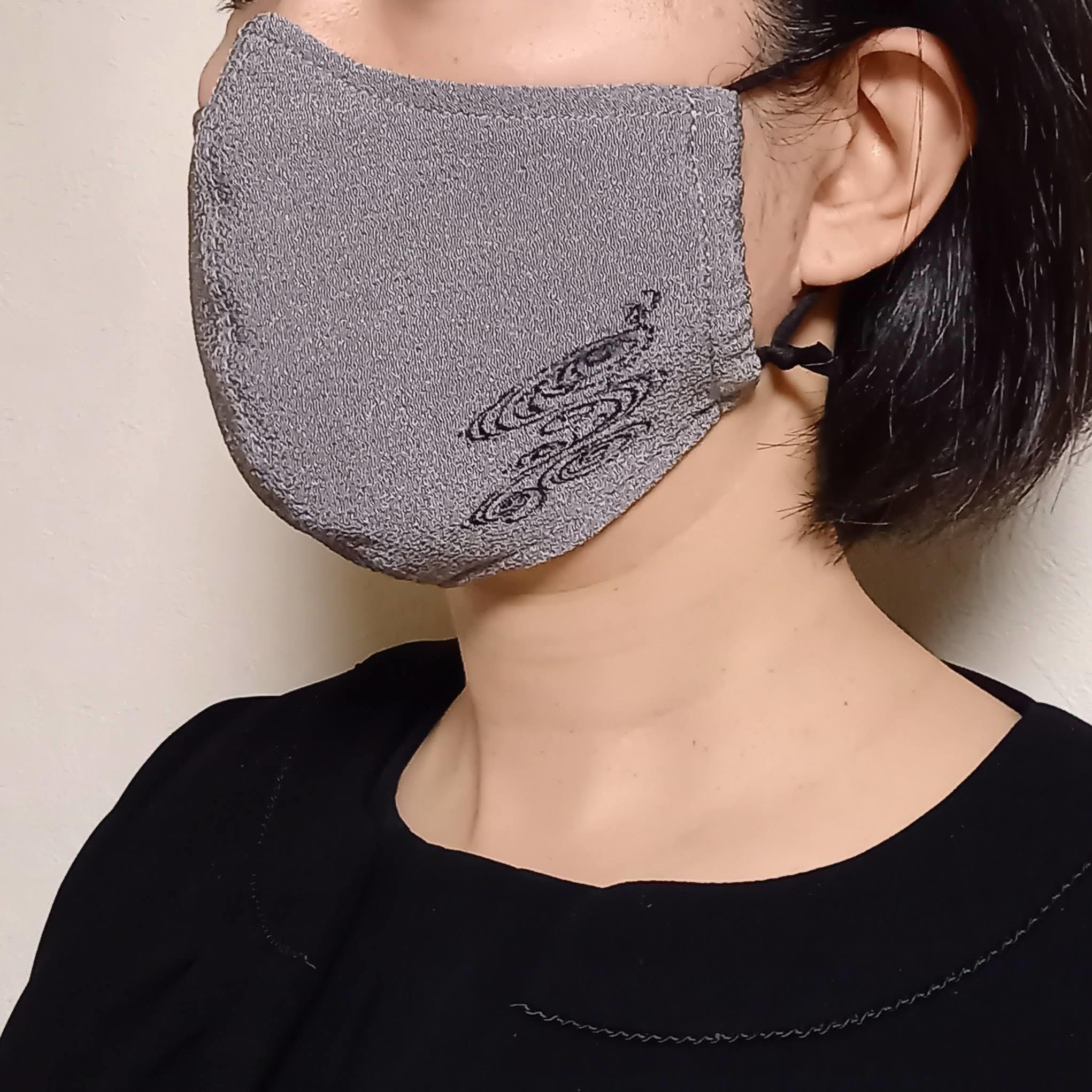 グレー/流水を付けたイメージ(女性)