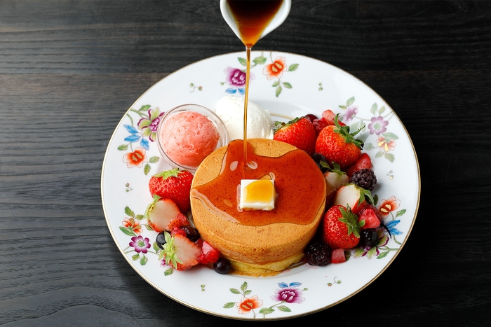 いちごホットケーキ/annon tea house