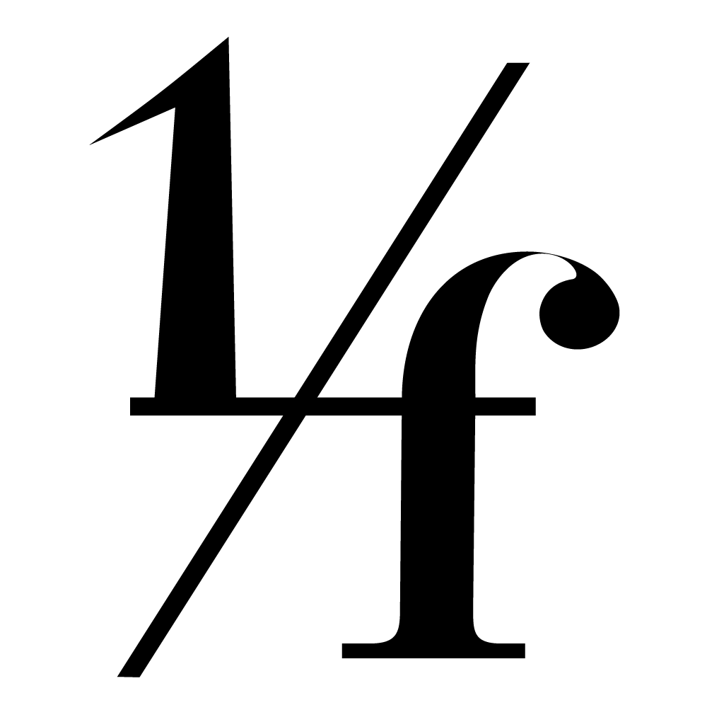 1/f ロゴ