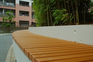 合成木材ベンチ