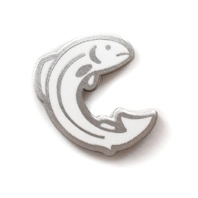 PINS FACTORY（ピンズファクトリー）ピンズ実例紹介株式会社林養魚場白河フォレストスプリングス　様　「釣り大会参加賞ピンバッジ」