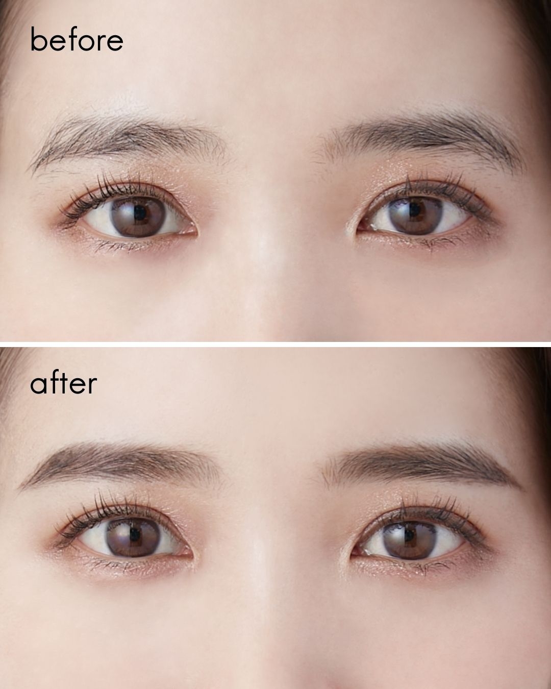 眉カットビフォーアフター