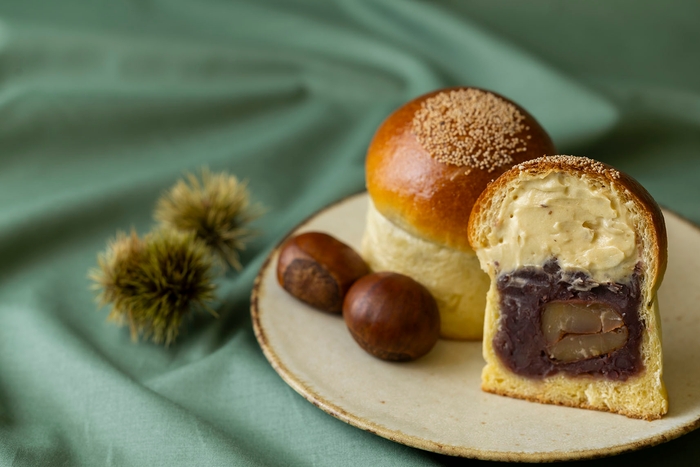 熱海ばたーあんパン【栗ひとつぶ】 1個550円