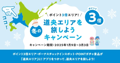 北海道公式観光アプリ「HOKKAIDO LOVE!」 「冬の道央エリアを旅しようキャンペーン」を1月9日(木)より実施