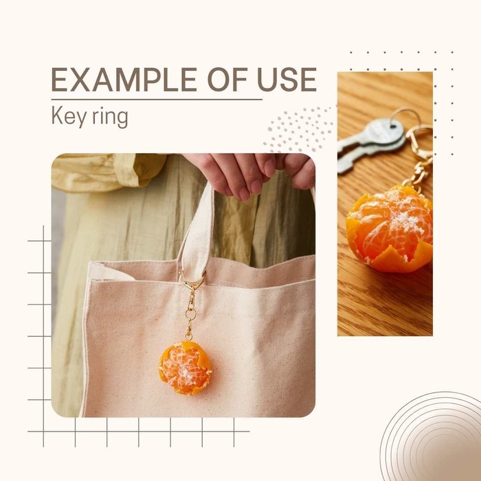 おススメ商品:むきかけみかんキーホルダー