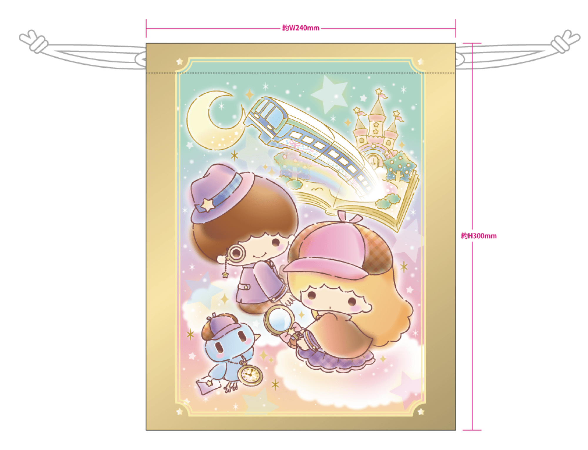 参加特典でイベント限定ビジュアルの巾着をプレゼント!