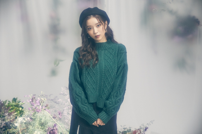 2.VOLUME SLEEVE CABLE KNIT TOPS BLACK/OFF WHITE/BEIGE/GREEN 15,950円(税込)