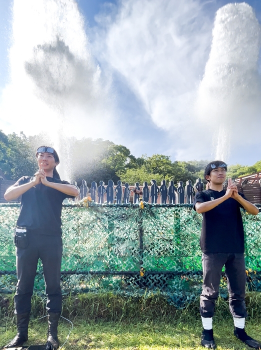 ▲“印”を結んで、忍術発動!