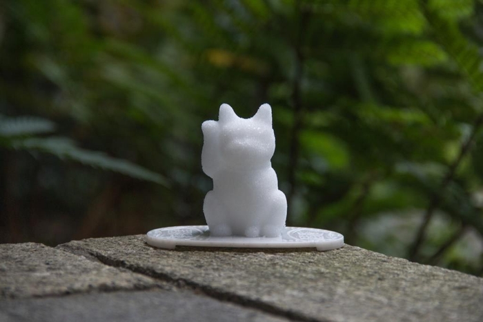 招き猫と盛り塩のWパワーで開運!