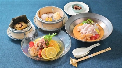 夏の渇きを癒す一杯！中華料理「華炎鍋シャングリラ」  冷やし坦々＆淡路冷麺セット7月17日より新登場！