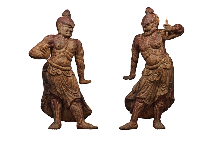 金剛力士立像 右から 阿形、吽形 平安時代・12世紀 東京国立博物館蔵 通年展示 本館11室