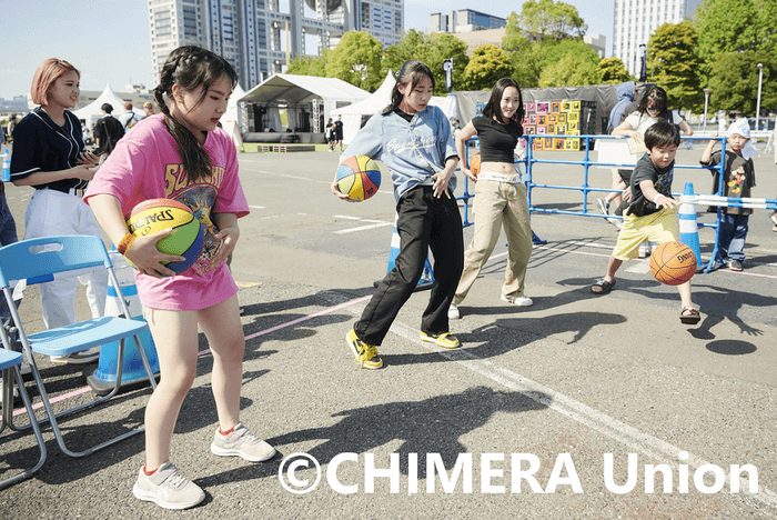 フリースタイルバスケ体験