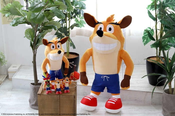 「クラッシュ・バンディクー」クレーンゲーム専用景品とキャンペーン用景品