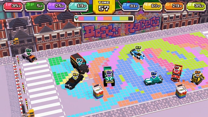 「パーティゲーム:PAINT」ドリフト全開でペンキを塗りまくれ!