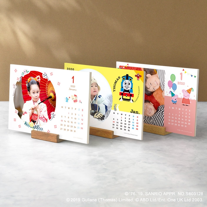 問い合わせ多数!写真 12 枚で作るオリジナル商品 「TOLOT 卓上カレンダー2020」キャラクターデザイン提供開始