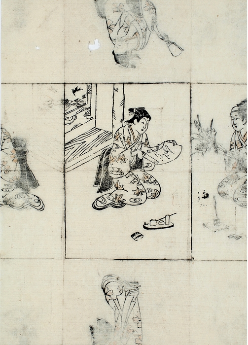 Photo.02　折り変わり絵　18世紀前半 たばこと塩の博物館蔵