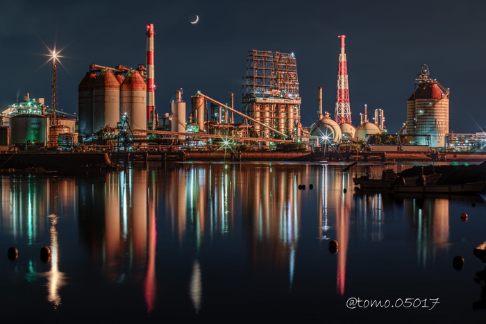 展示写真の一部(水島工業地帯)2
