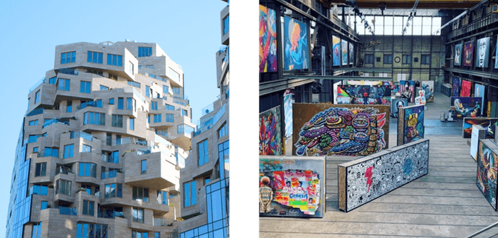 【左:複合施設Valley 右:造船所を改装、STRAAT】