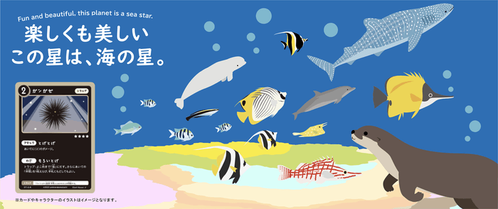 トレーディングカードゲーム海の仲間たち~はじまりの仲間たち キービジュアル
