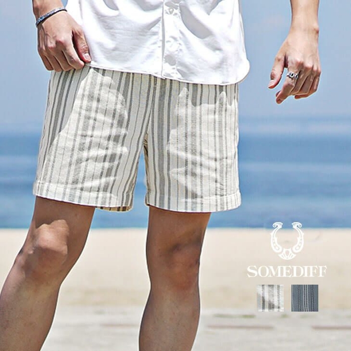 SOMEDIFF(サムディフ) パナマストライプショーツ