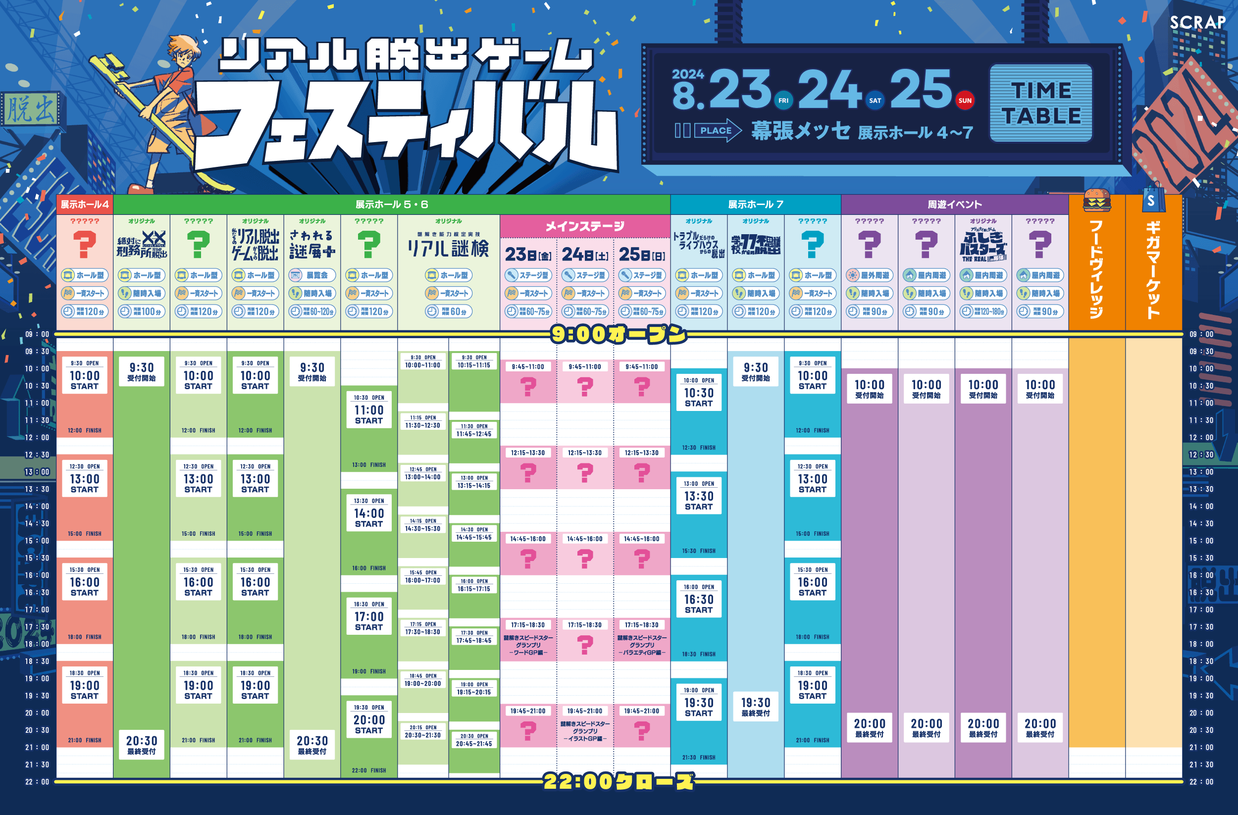 タイムテーブル