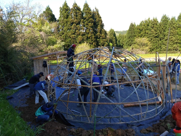 竹ドーム ワークショップ