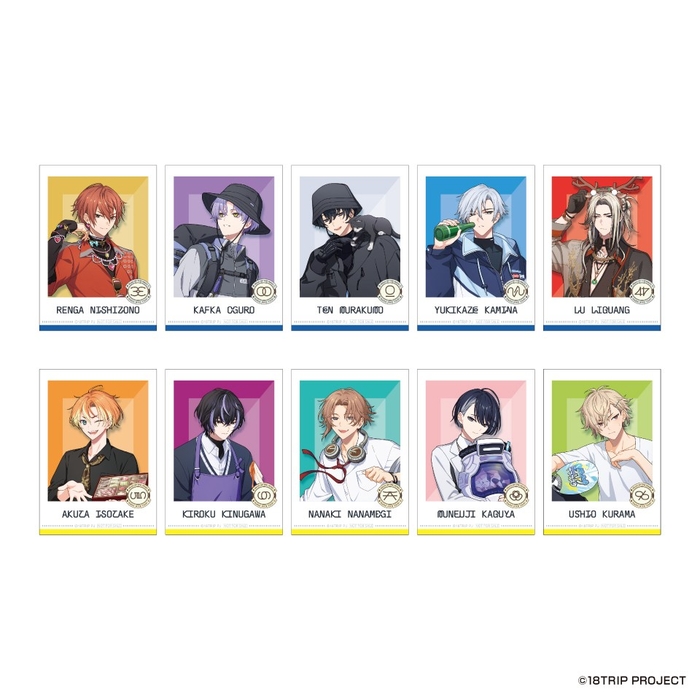 ▲チェキ風カード　前半(全10種)　配布期間：11/7	(金)～11/22(土)