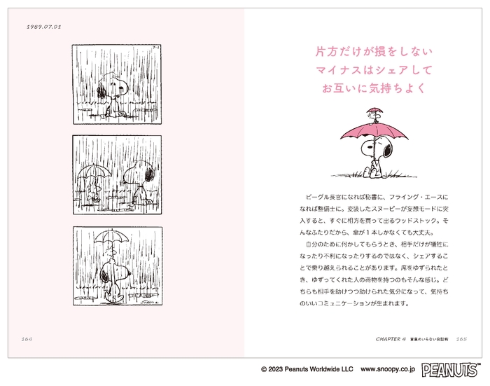 『スヌーピーの会話術』P164-165