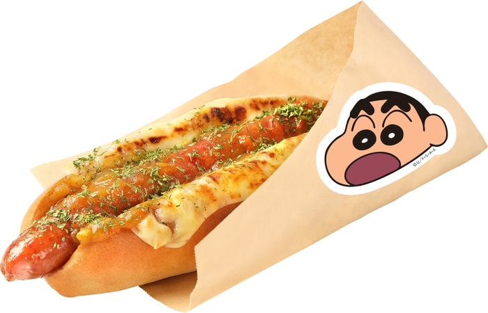 ▲しんちゃんのすきなものホットドッグ 600円(税込)