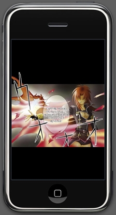 縦向きで1コマ拡大表示