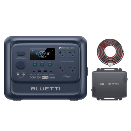 中容量ポータブル電源「AORA 100 V2（Bio-Based Plastics）」とCharger 1