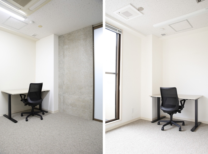 個室レンタルオフィスの一例(什器はオプション)