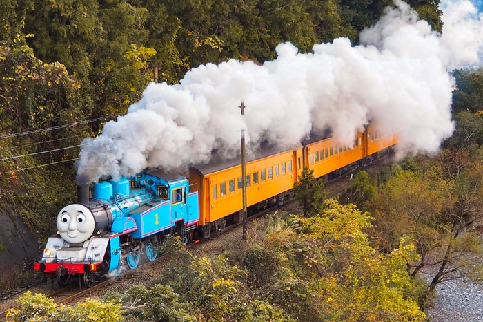 冬のトーマス号運転の様子