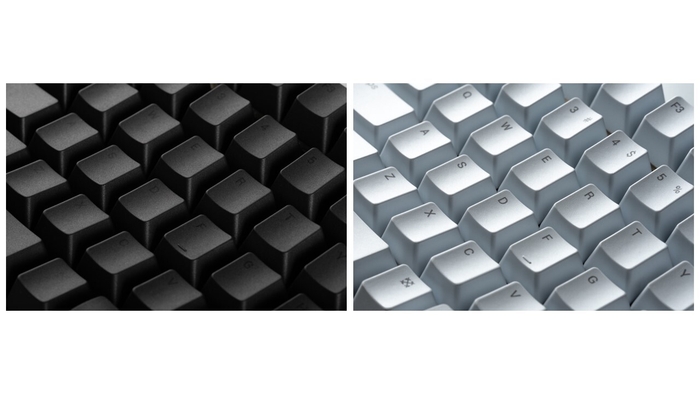 『GRAPHT Designer Keycaps Matte White』表面(昇華印刷)