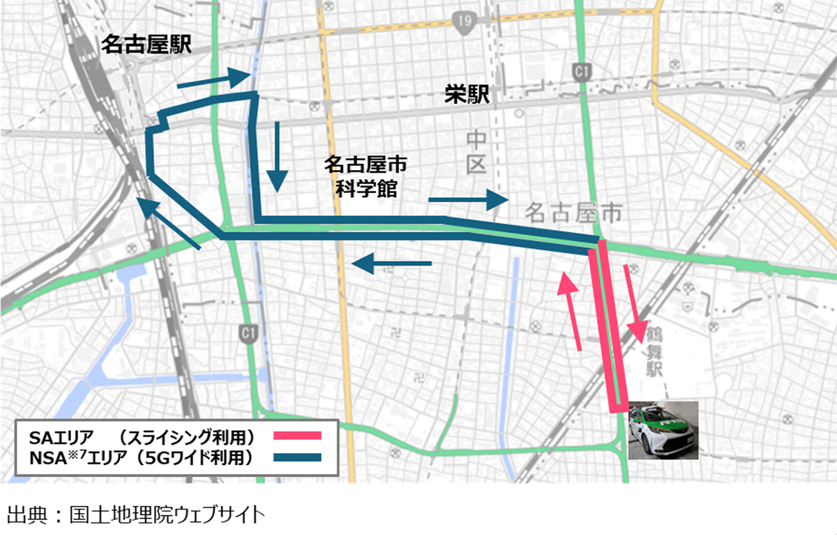 <走行ルート>