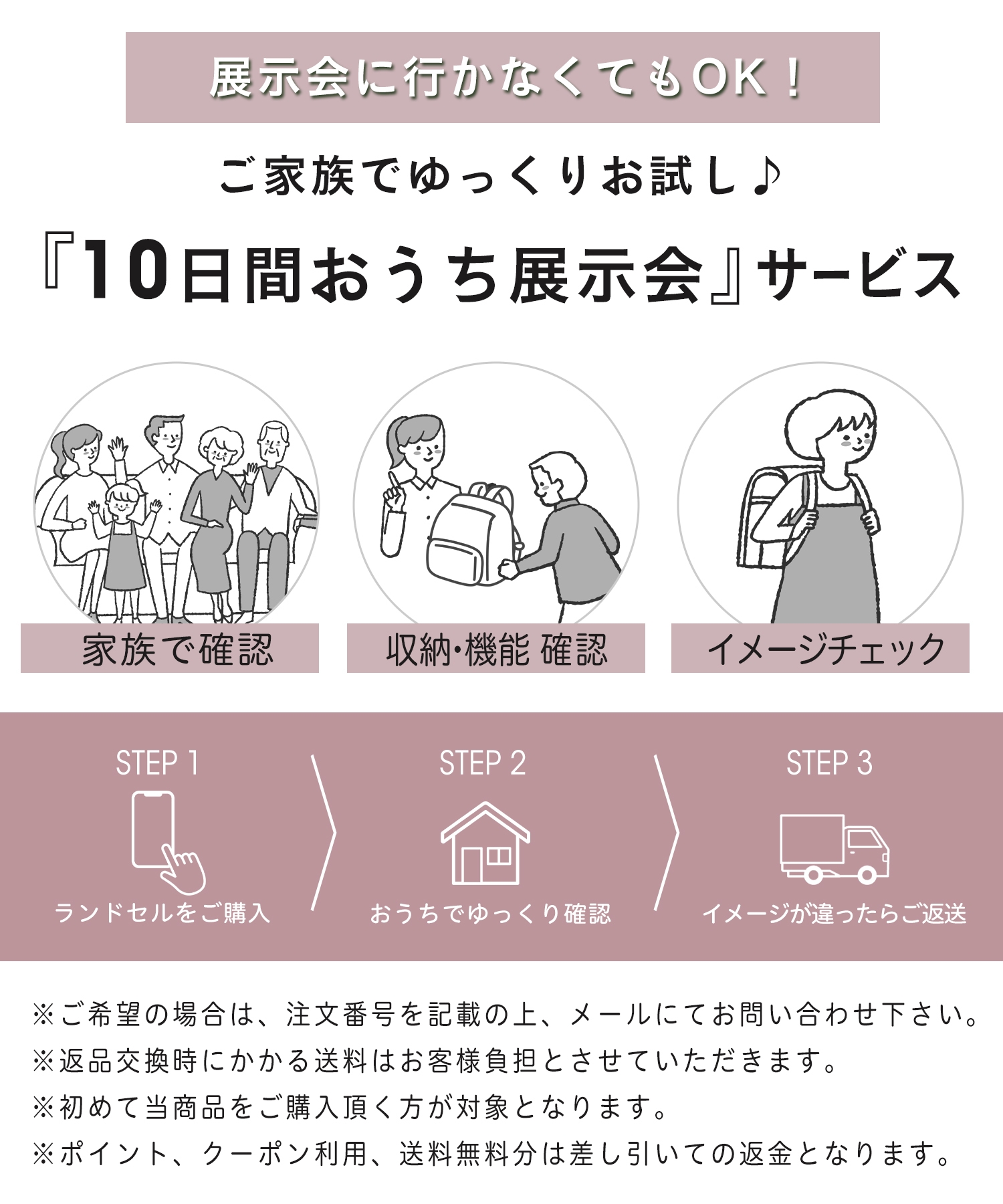 10日間おうち展示会サービス