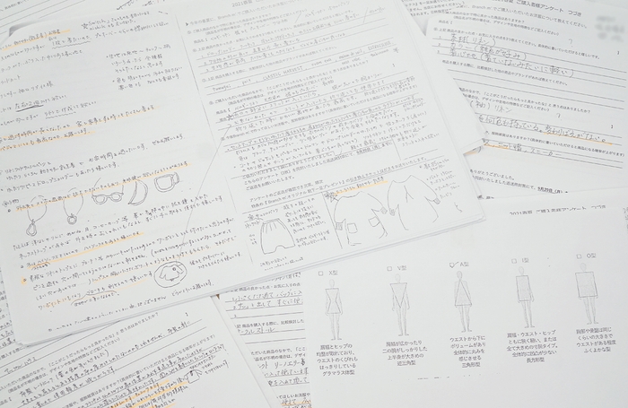 お客様よりいただいたアンケート