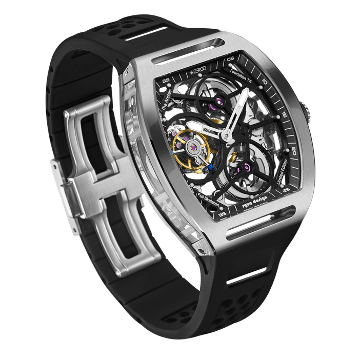 ZEROO T4 THE ARCHER TONNEAU フルスケルトントゥールビヨン ZT00SBK